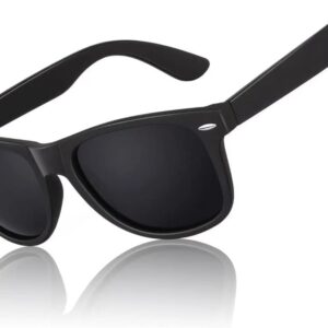 Occhiali da sole polarizzati da donna di Linvo maschile per la protezione della protezione al 100% UV400 retrò 80s design
